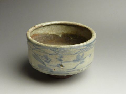 古美術 猫 - 唐津系染付山水文香炉 | 古美術品専門サイト fufufufu.com