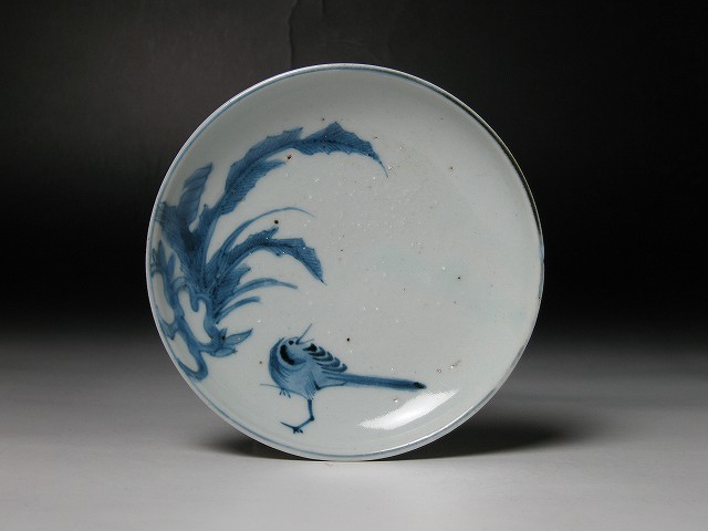 古美術 三樹 - 初期伊万里 鶺鴒文皿 | 古美術品専門サイト fufufufu.com