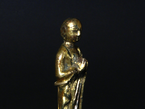 風招 - 金銅比丘立像 | 古美術品専門サイト fufufufu.com