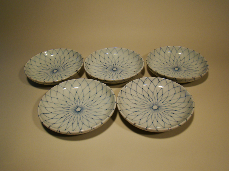 古童 - 伊万里 網手文 小皿 五客組 | 古美術品専門サイト fufufufu.com