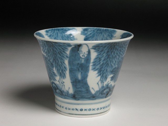 627　古伊万里大振上手色絵蕎麦猪口　無傷美品　江戸中期 751 古伊万里色絵大振書院箱庭図蕎麦猪口 無傷 幕末 - メルカリ