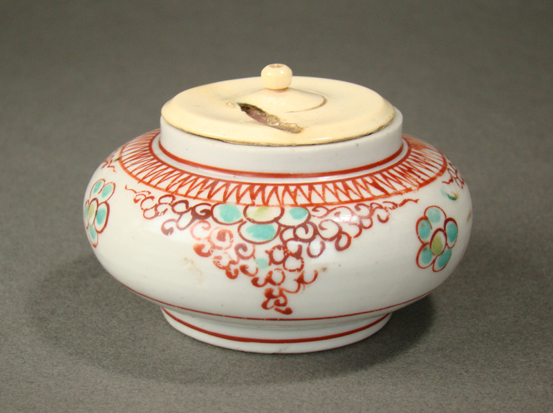 古童 - 古九谷 赤絵唐草文 替茶器 | 古美術品専門サイト fufufufu.com