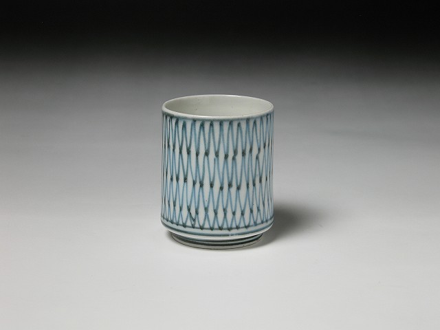 古伊万里網目覗き猪口