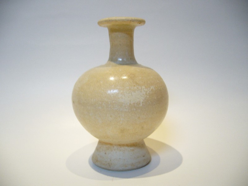 白磁万年壺　唐時代　陶芸　古美術品　骨董品 唐白磁 万年壺 - 真魚(MAO)