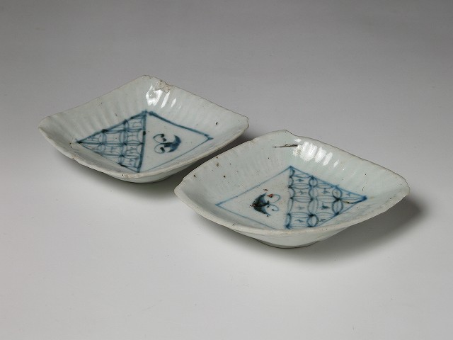 古美術 三樹 - 初期伊万里 小皿2客 | 古美術品専門サイト fufufufu.com