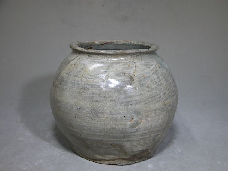 渡邊美術店 - 李朝 刷毛目壺 | 古美術品専門サイト fufufufu.com