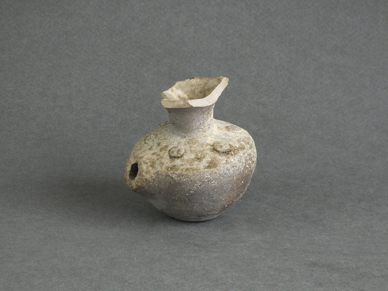蓋物□土器 須恵器 喰籠 土物 カケ有 発掘品 須恵器 古代 時代物