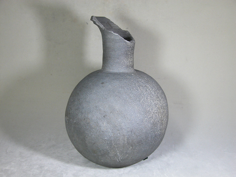 須恵器 残欠 短頸瓶 古美術 古道具 アンティーク 須恵器 横瓶 文化遺産オンライン