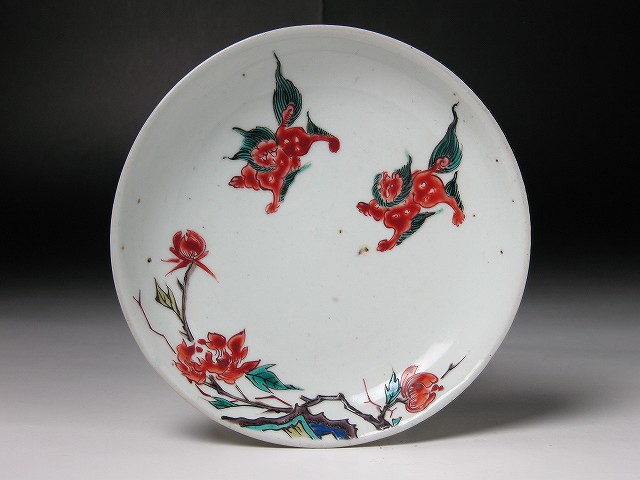 古美術 三樹 - 古九谷 唐獅子牡丹文皿 | 古美術品専門サイト fufufufu.com