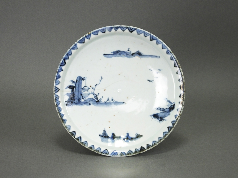 古童 - 山水文皿 初期伊万里展出品作 | 古美術品専門サイト fufufufu.com
