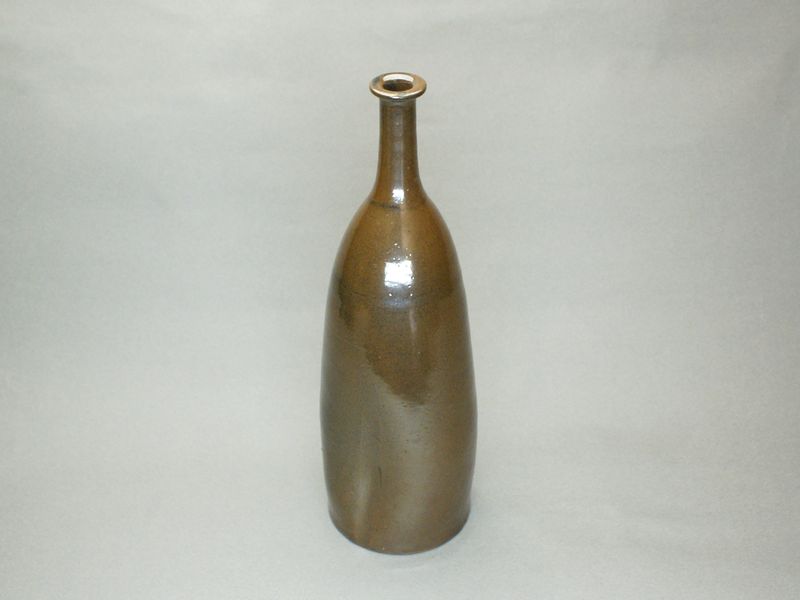 東中野 - 丹波<br>栗皮釉鶴首徳利 | 古美術品専門サイト fufufufu.com