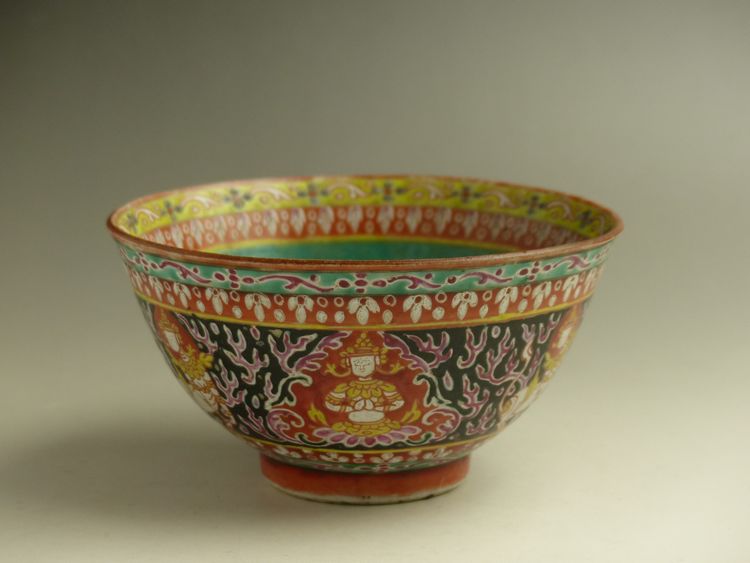 古美術 猫 - ベンチャロン菩薩文碗 | 古美術品専門サイト fufufufu.com