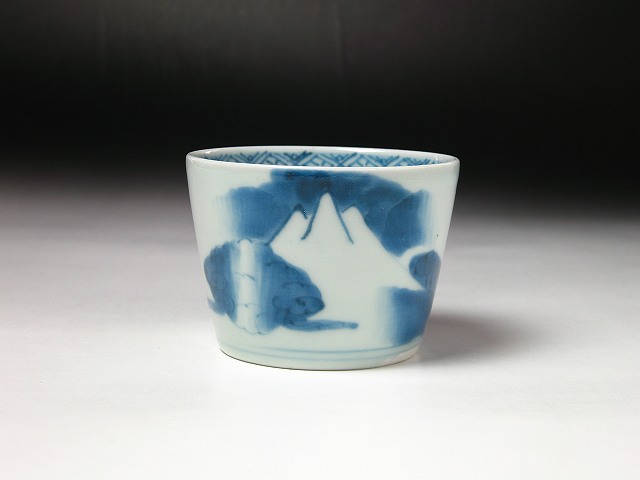 古美術 三樹 - 古伊万里 富士山文蕎麦猪口 | 古美術品専門サイト