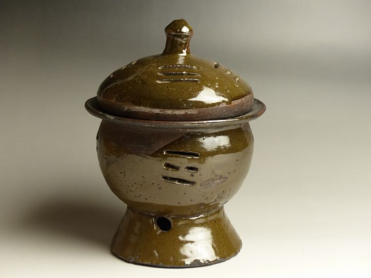 古美術 猫 - 薩摩鉄釉算木香炉 | 古美術品専門サイト fufufufu.com