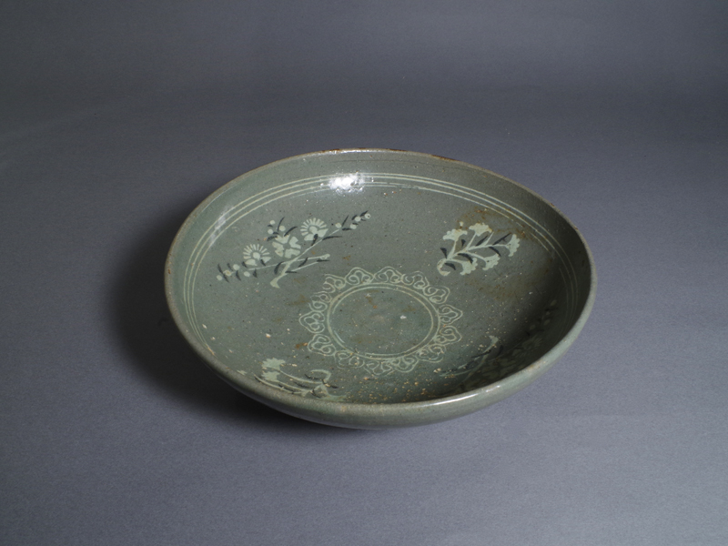 風招 - 高麗青磁<br>象嵌菓子器 | 古美術品専門サイト fufufufu.com