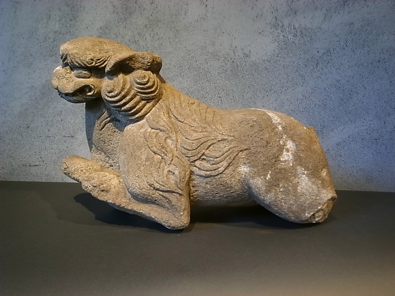 長谷雄堂 - 石の狛犬 | 古美術品専門サイト fufufufu.com