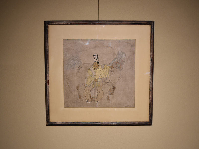 江戸時代後期幕末頃武家旧家蔵出馬上武者絵図古文書資料横幅