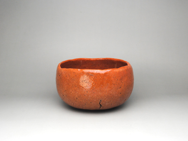 中上 ///NAKAGAMI - 赤茶碗 益田鈍翁手捏ね | 古美術品専門サイト