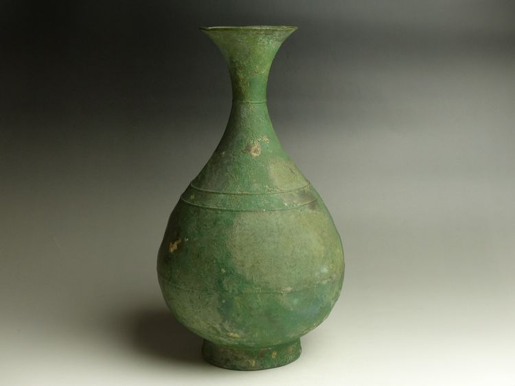 古美術 猫 - 高麗青銅水瓶 | 古美術品専門サイト fufufufu.com