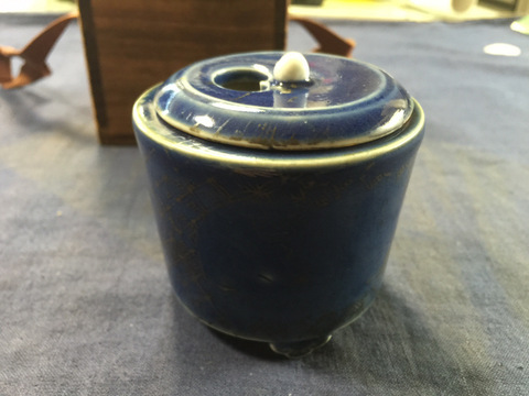 ギャラリー辰巳 - 古伊万里 瑠璃香炉 | 古美術品専門サイト fufufufu.com