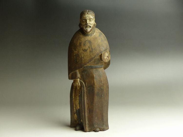 古美術 猫 - 木彫使徒像 | 古美術品専門サイト fufufufu.com