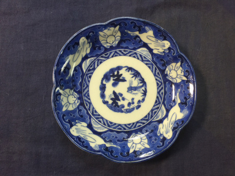 古伊万里ウサギ図蓋物12cm13cm 楽天市場】古伊万里様式 うさぎ型豆小皿（青） : TABLE ＆ STYLE