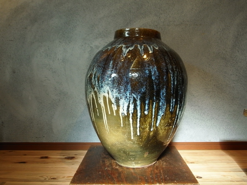 長谷雄堂 堤焼き 大壷 古美術品専門サイト