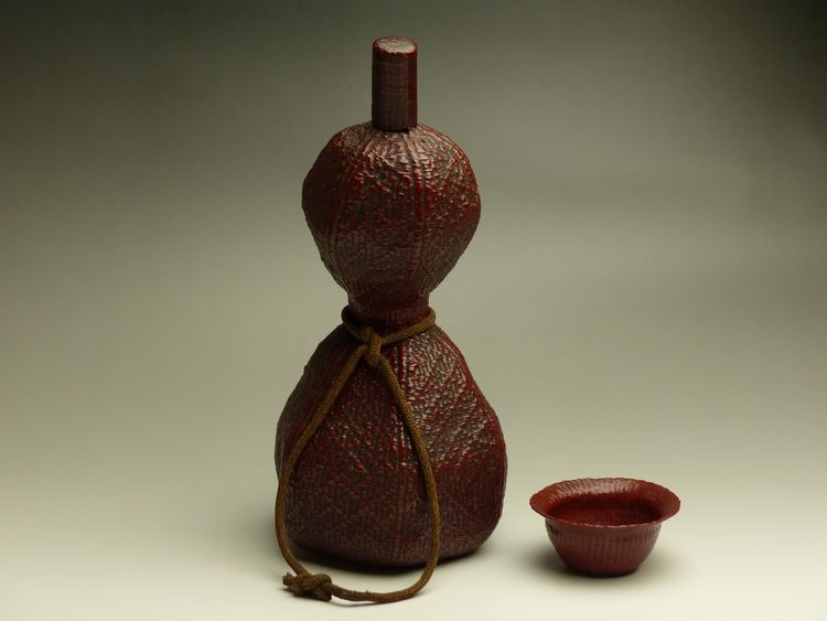 古美術 猫 - 紙縒瓢徳利と盃 | 古美術品専門サイト fufufufu.com