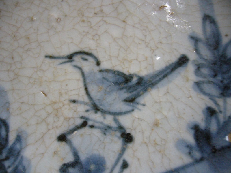 初期伊万里　陶片　小鳥　KAA 古美術 藤島 - 初期伊万里陶片 鳥 | 古美術品専門サイト fufufufu.com