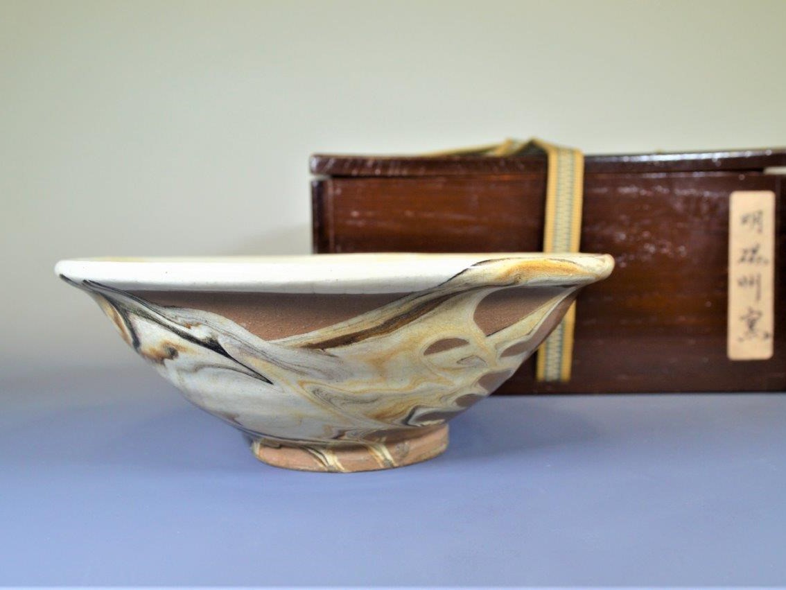 磁州窯銖絵碗（元時代のオリジナル）/古美術/骨董品 茶碗 磁州窯銖絵碗