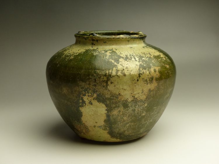 古美術 猫 - 漢緑釉壺 | 古美術品専門サイト fufufufu.com