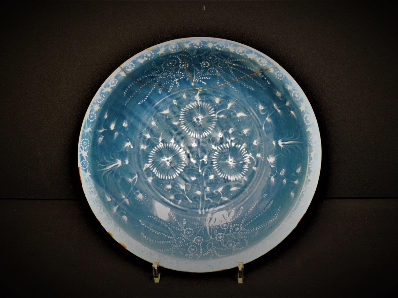 大熊美術 - 瑠璃釉餅花手大鉢 | 古美術品専門サイト fufufufu.com