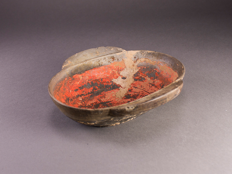 古美術 吉戸 - 漢時代陶製加彩耳盃 | 古美術品専門サイト fufufufu.com