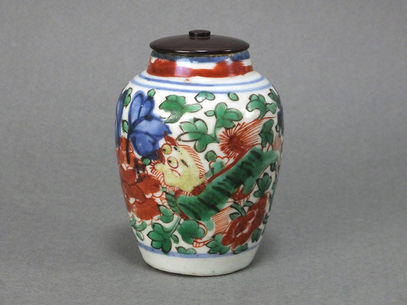 古童 - 赤絵 獅子文 小壺 茶器 | 古美術品専門サイト fufufufu.com