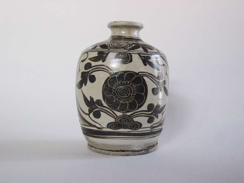 原古美術店 - 磁州窯 鉄絵牡丹紋瓶 | 古美術品専門サイト fufufufu.com