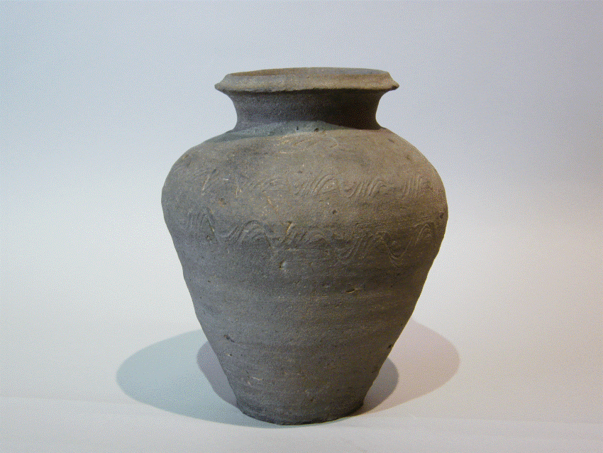 冨江洗心堂 - 珠洲古窯波状文壺 | 古美術品専門サイト fufufufu.com