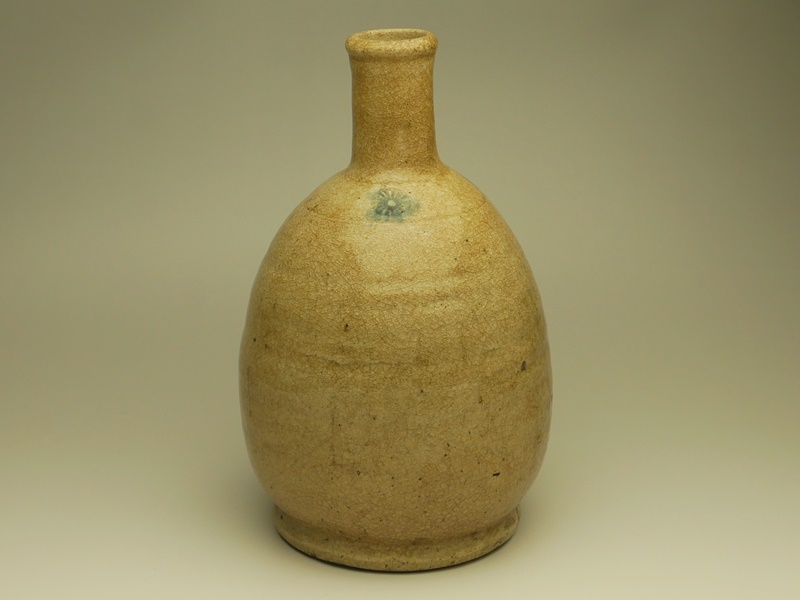 美濃 fufufufu.com 古美術品専門サイト | 御深井菊文徳利 - 猫 古美術 アンティーク 古道具 古美術 御深井） 酒器（織部 徳利 鉄絵 工芸品