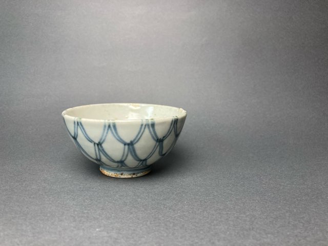 長谷雄堂 - くらわんか網目文小碗 | 古美術品専門サイト fufufufu.com