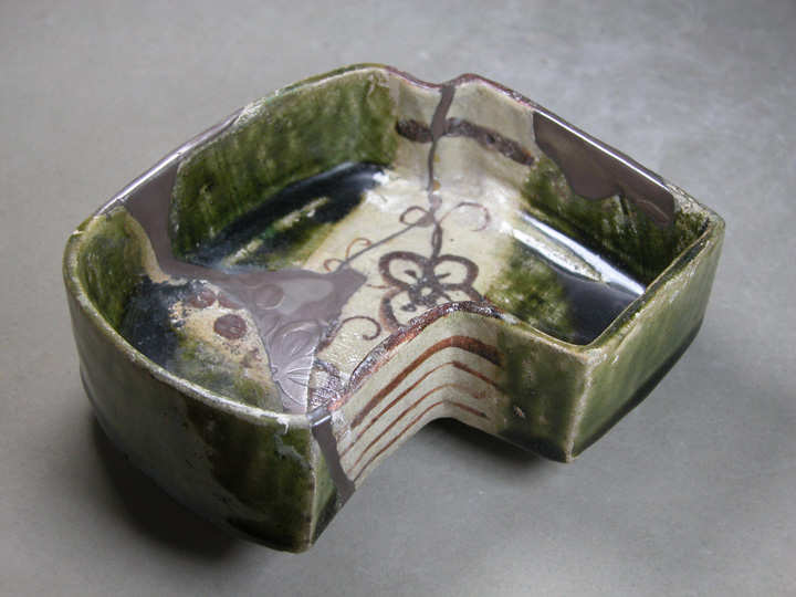 古美術 時代 織部 向付 渡邊美術店 - 織部向付 | 古美術品専門サイト fufufufu.com