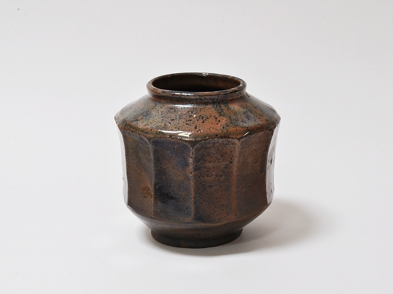 739『飴釉 十字紋 クロス 沓茶碗』　/骨董品 古美術 アンティーク 古玩 古美術 肥後 - 飴釉 面取壷 | 古美術品専門サイト fufufufu.com