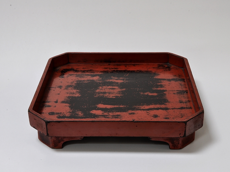 古美術 根来 隅切盆(折敷) 古美術 根来 隅切盆(折敷)