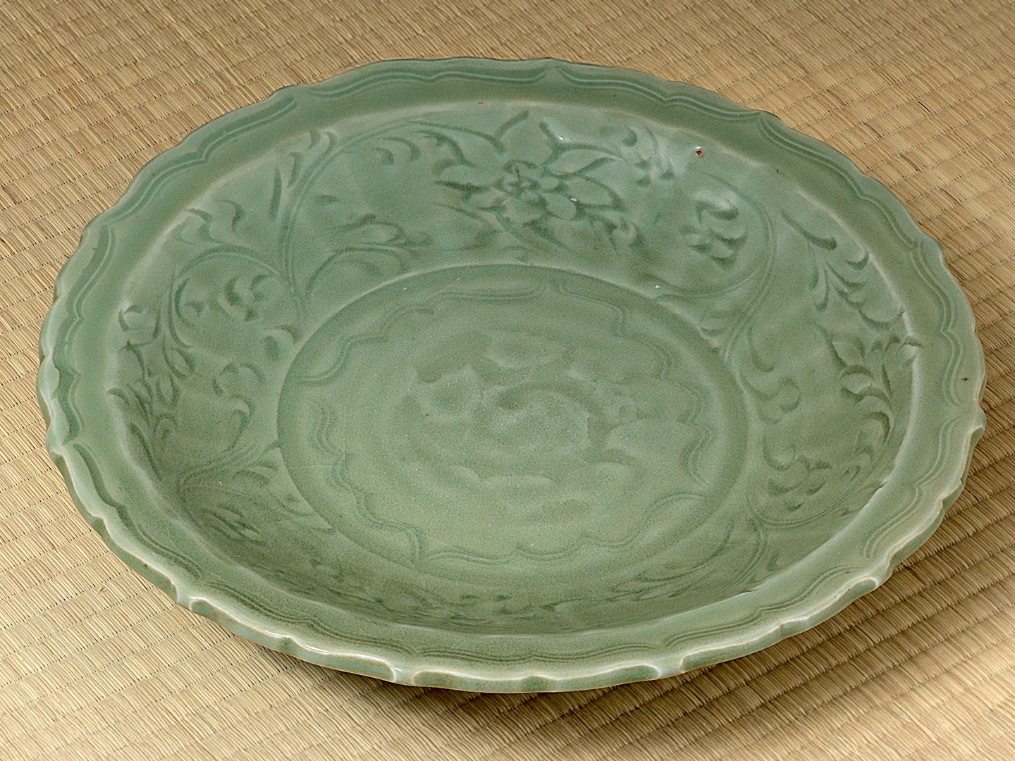 古美術 吉戸 - 天龍寺青磁大皿 | 古美術品専門サイト fufufufu.com