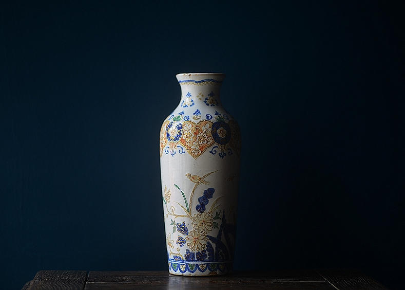 四方堂 - 阿蘭陀色絵花鳥文徳利 | 古美術品専門サイト fufufufu.com