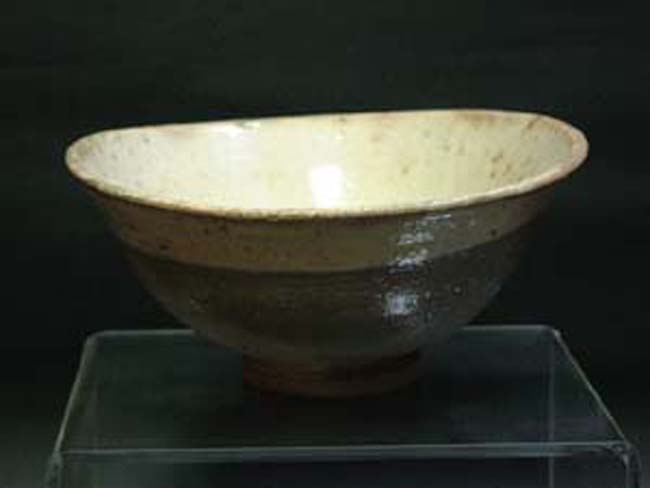 李朝 茶碗 刷毛目 骨董 アンティーク 古玩-