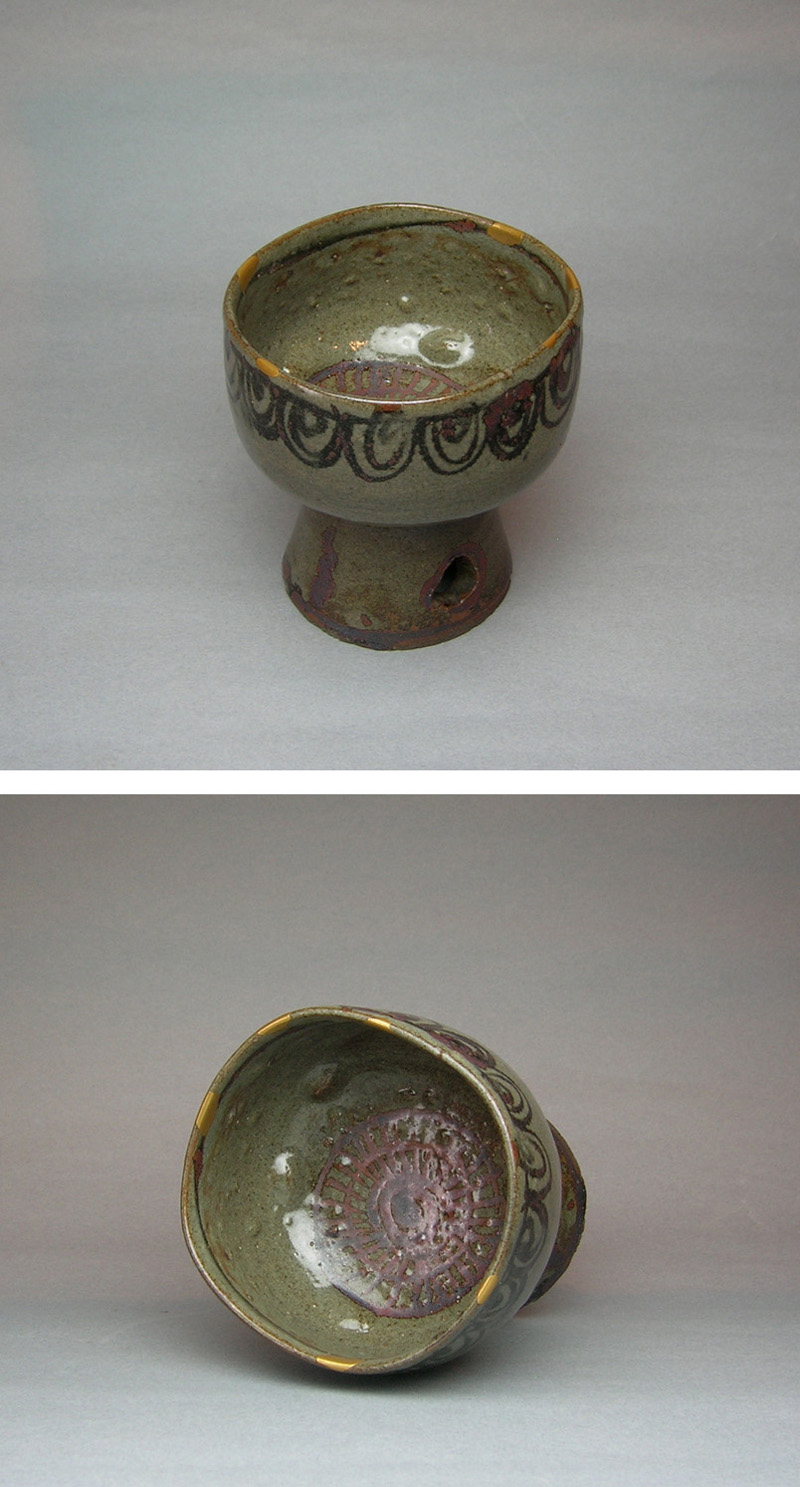 古美術 観宝堂 - 高田焼馬上杯形茶碗 | 古美術品専門サイト fufufufu.com