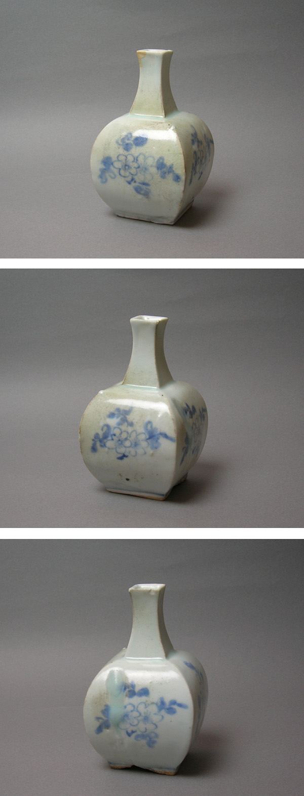 甍堂 - 李朝染付面取壺 | 古美術品専門サイト fufufufu.com