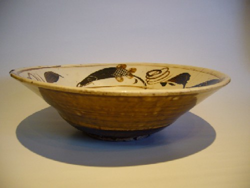 古美術 藤島 - 磁州窯魚藻文鉢 | 古美術品専門サイト fufufufu.com