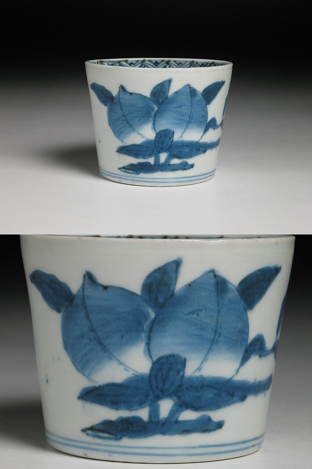 古美術 三樹 - 古伊万里 桃文蕎麦猪口 | 古美術品専門サイト fufufufu.com
