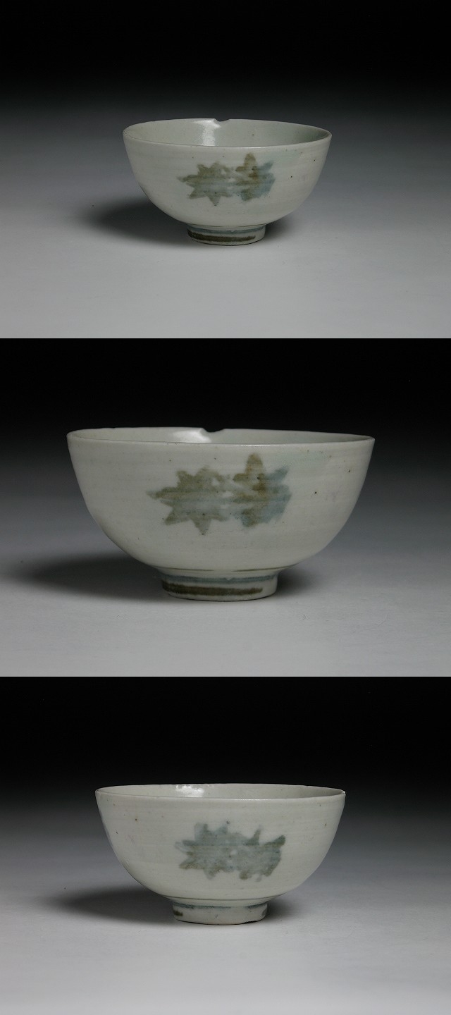古美術 三樹 - くらわんか 印判手紅葉文碗 | 古美術品専門サイト