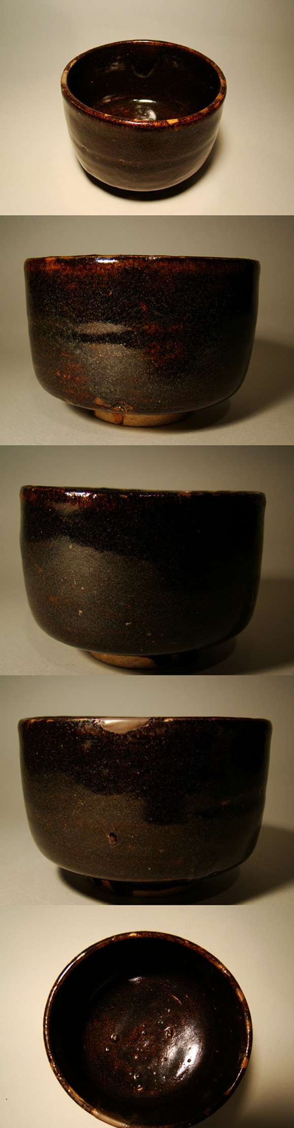 古童 - 美濃 鉄釉 半筒茶碗 | 古美術品専門サイト fufufufu.com